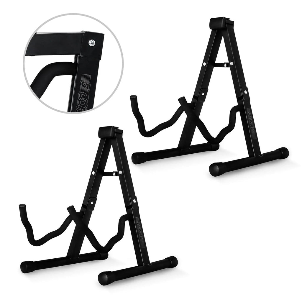5Core Guitar Stand Floor a Frame Electric Acoustic Bass Soporte Para