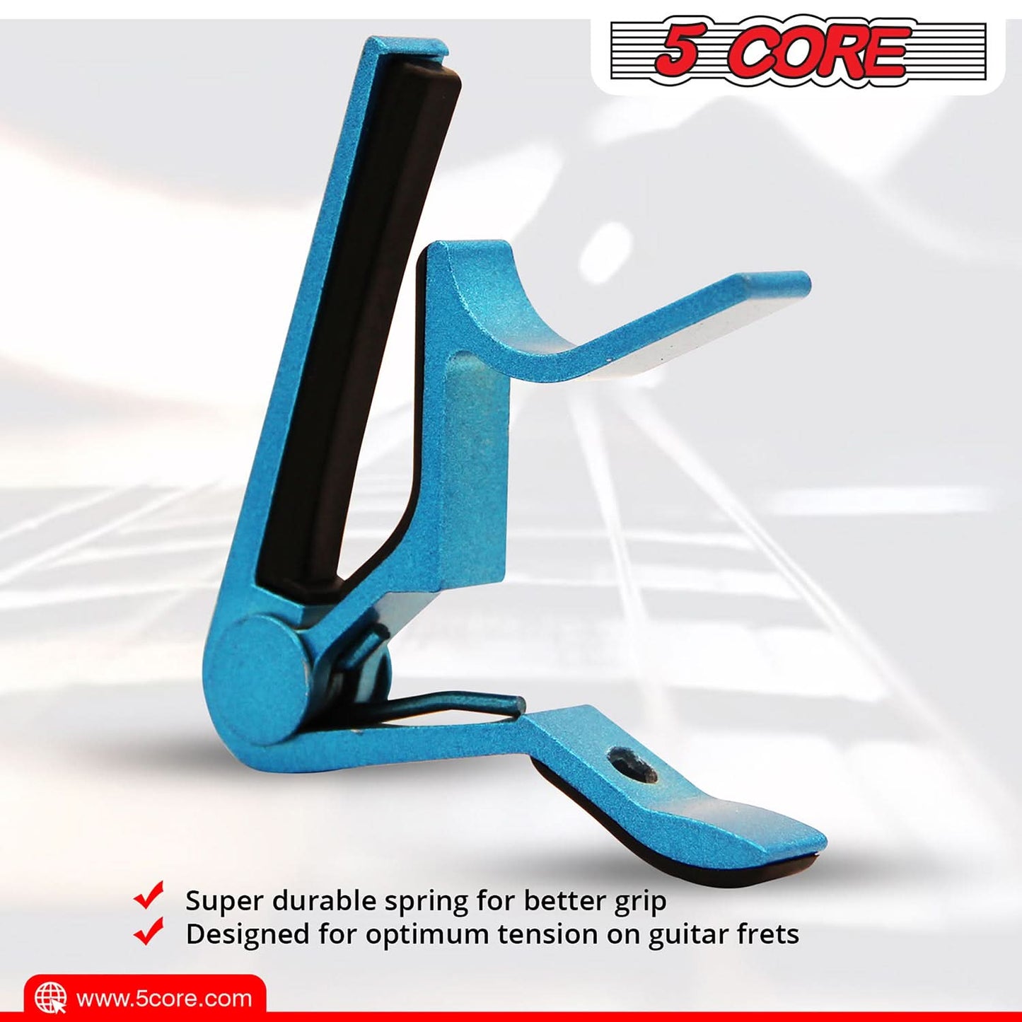 5Core Capo Acoustic Electric Guitar 6 String Kapo Clip For Banjo