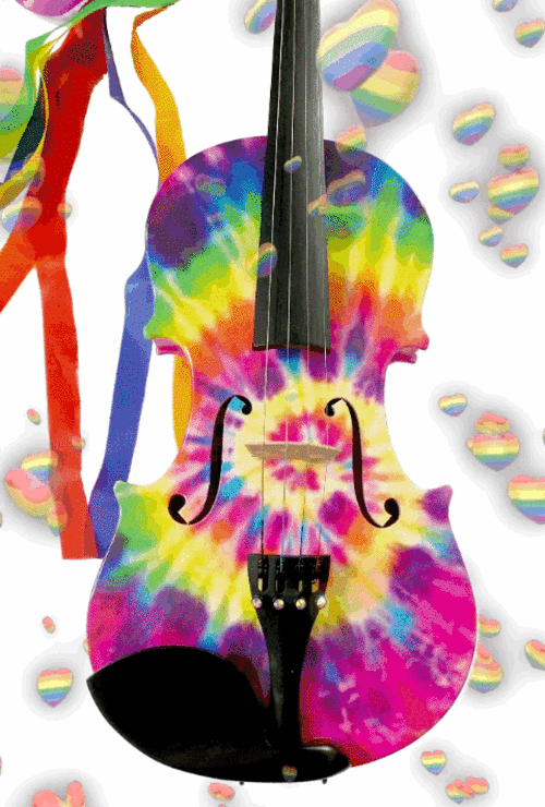 Tie Dye Violin Outfit
