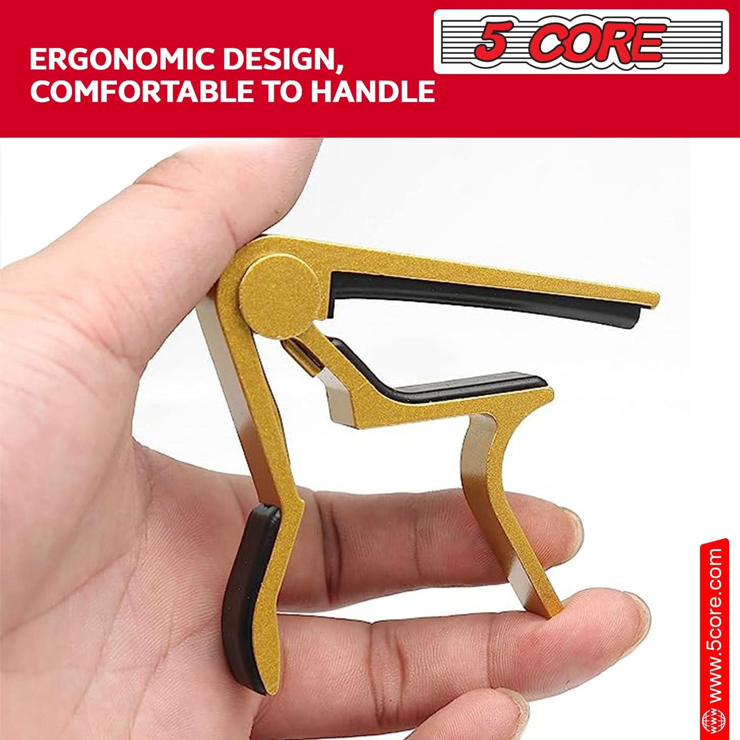 5Core Capo Acoustic Electric Guitar 6 String Kapo Clip For Banjo