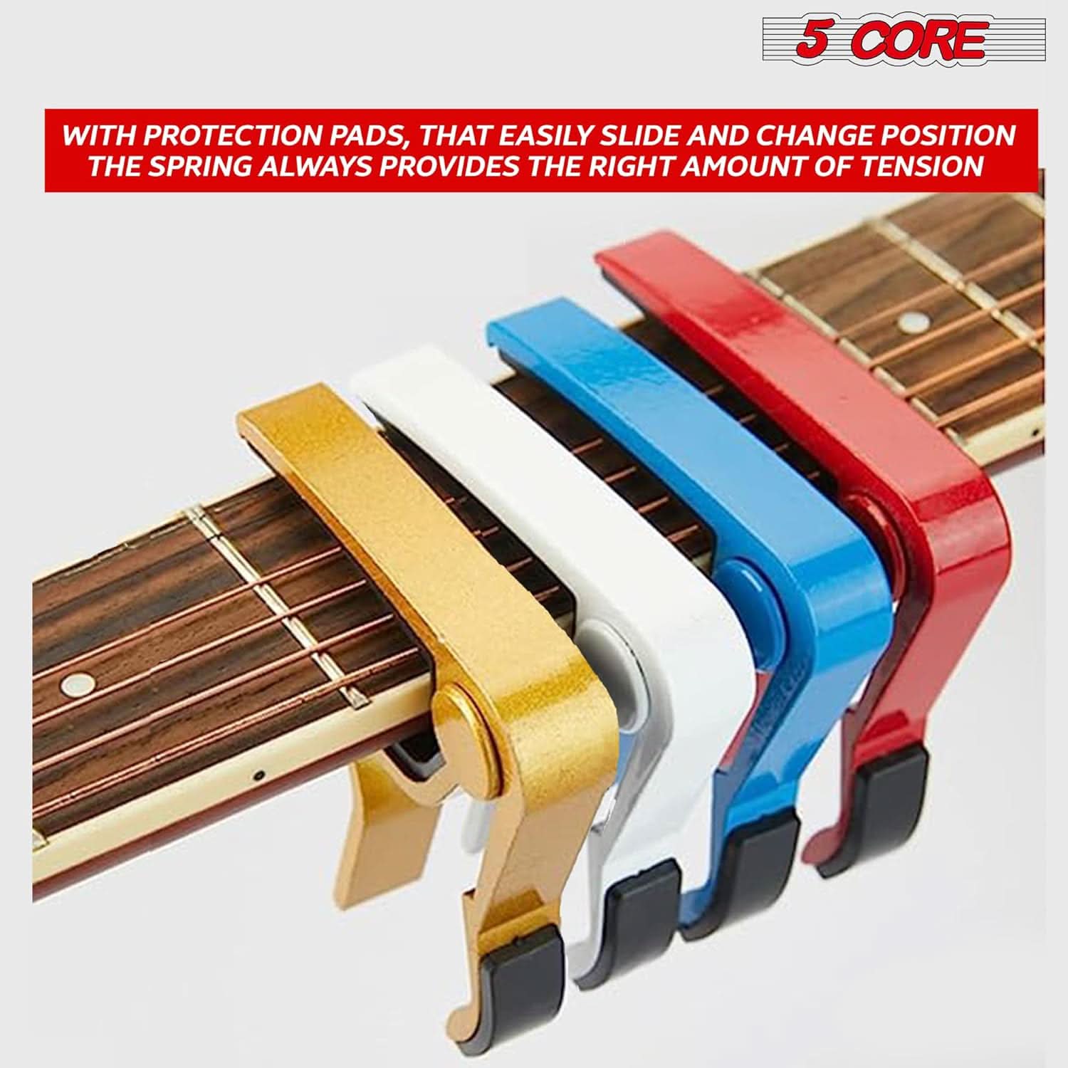 5Core Capo Acoustic Electric Guitar 6 String Kapo Clip For Banjo