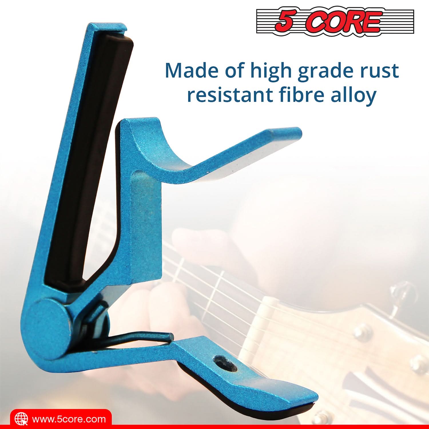 5Core Capo Acoustic Electric Guitar 6 String Kapo Clip For Banjo