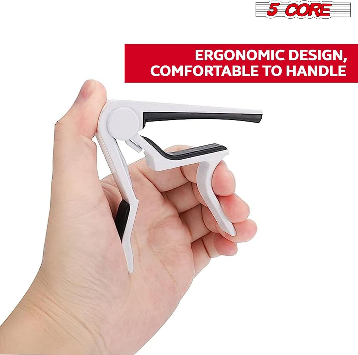 5Core Capo Acoustic Electric Guitar 6 String Kapo Clip For Banjo