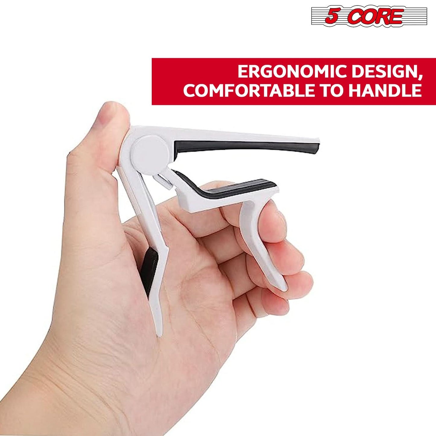 5Core Capo Acoustic Electric Guitar 6 String Kapo Clip For Banjo