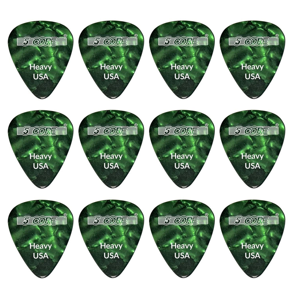5Core Guitar Picks 0.96mm Celluloid Heavy Gauge Pick - Acoustic