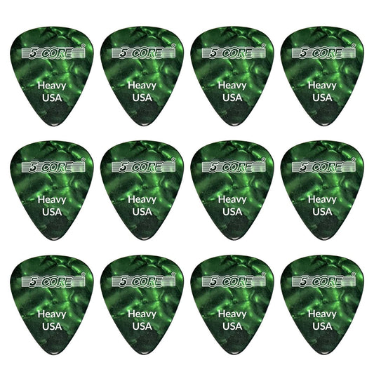 5Core Guitar Picks 0.96mm Celluloid Heavy Gauge Pick - Acoustic