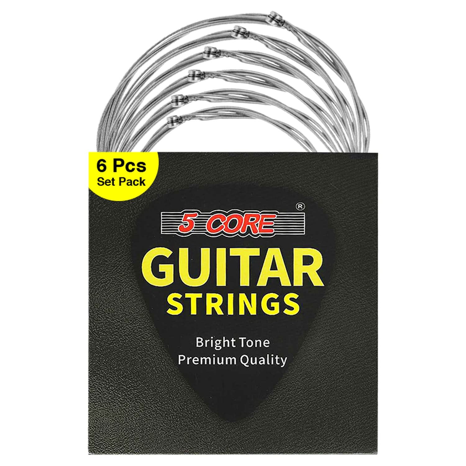 5 Core Electric Guitar Strings for 6 String Guitars Nickel Plated