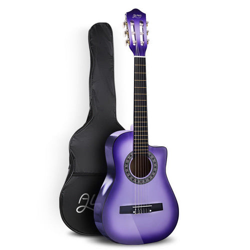 Alpha 34 Inch Classical Guitar Wooden Body Nylon String Beginner Kids