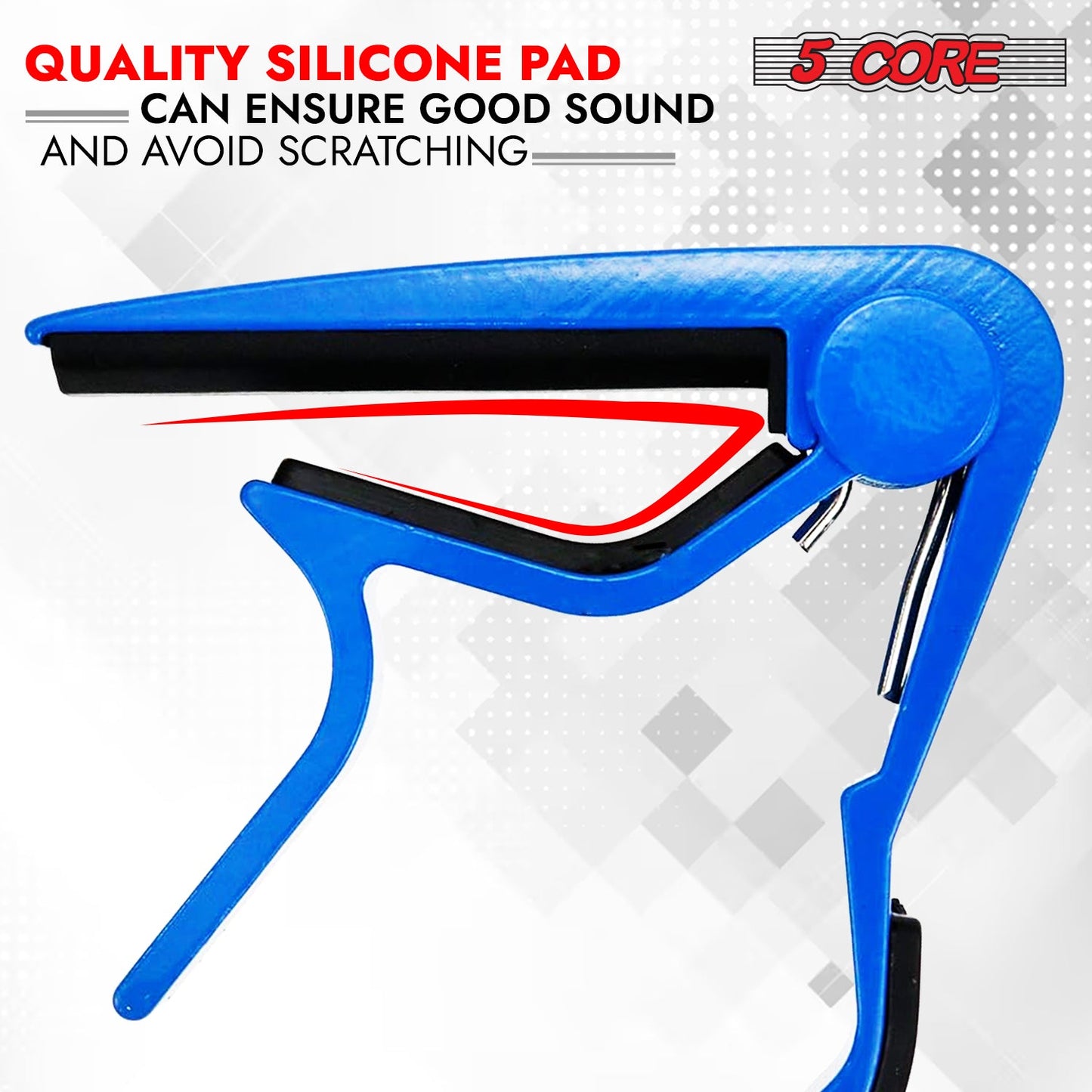 5Core Capo Acoustic Electric Guitar 6 String Kapo Clip For Banjo