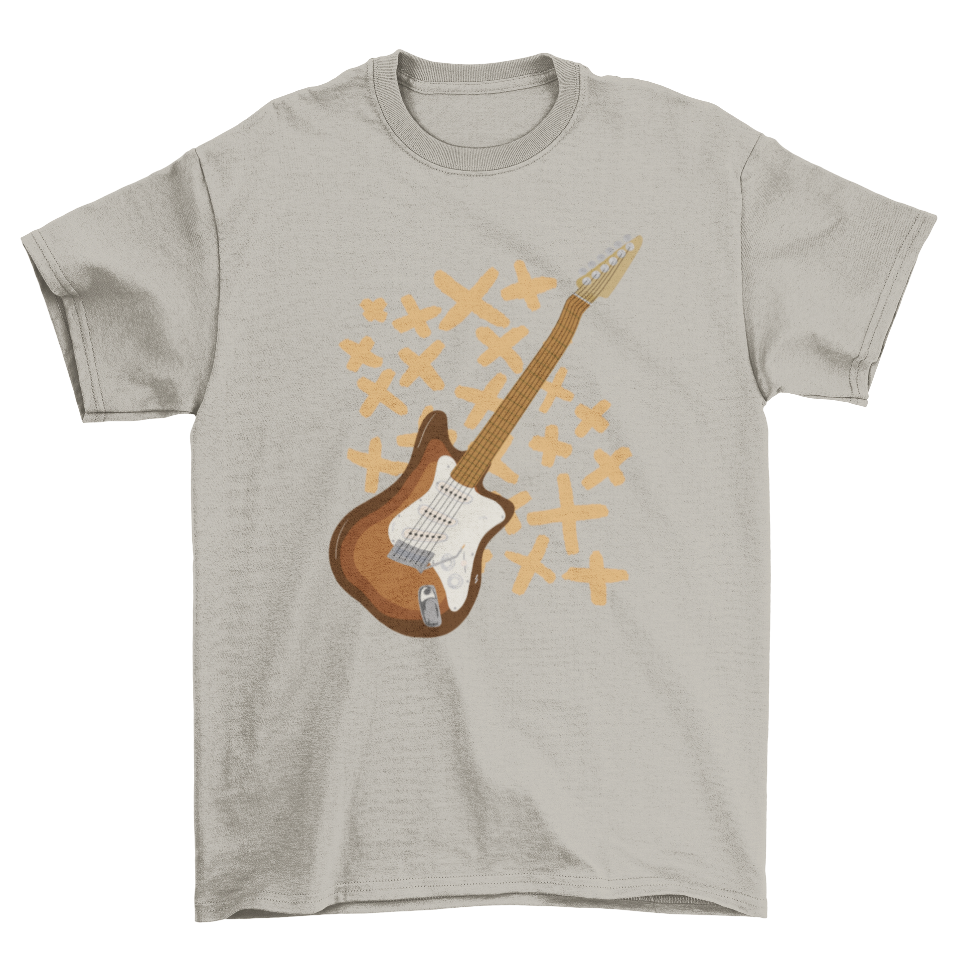 Electric guitar music instrument t-shirt