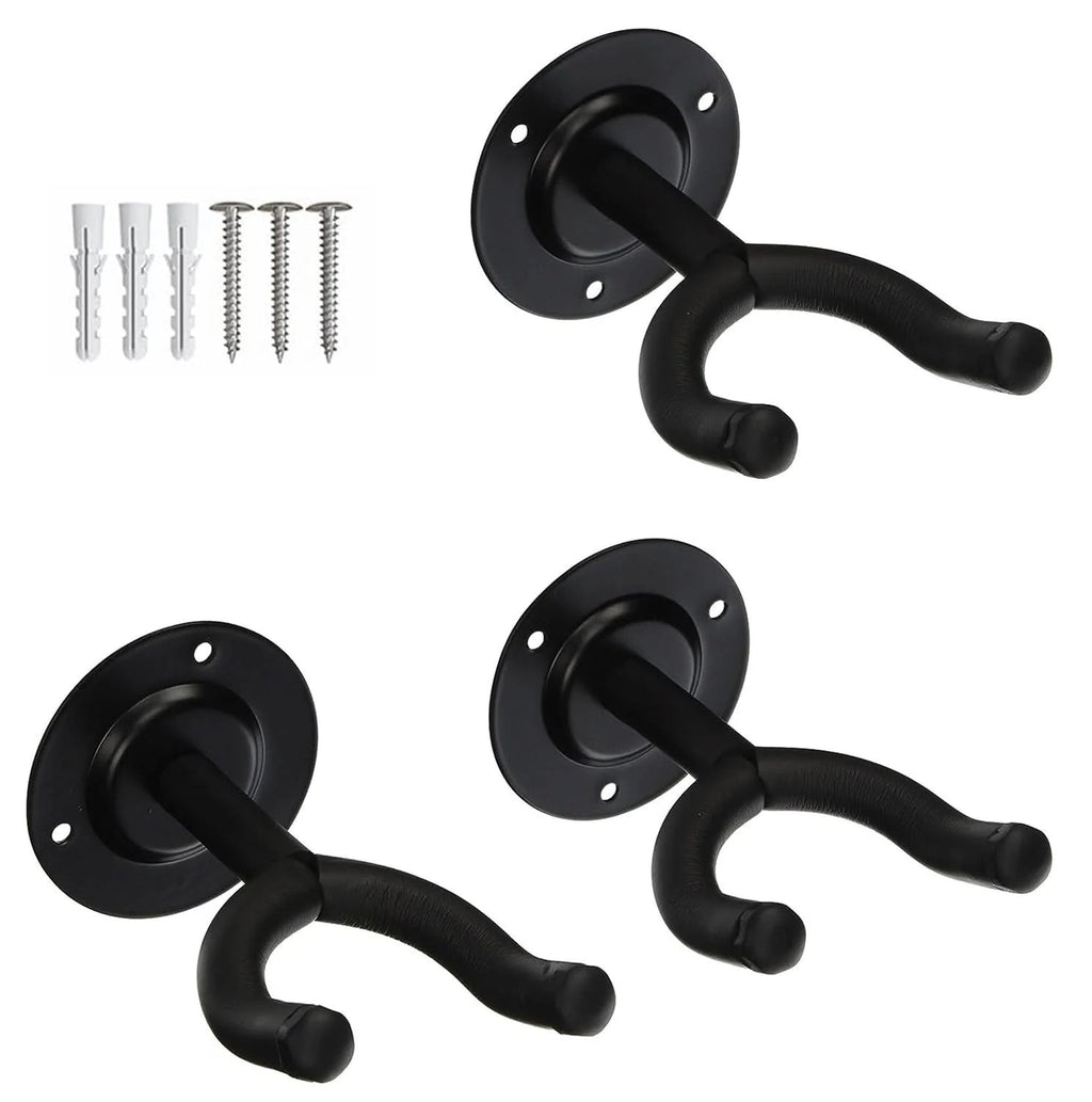 Guitar Wall Mount Hanger Display Guitar Wall Holder Hook W Screws Soft