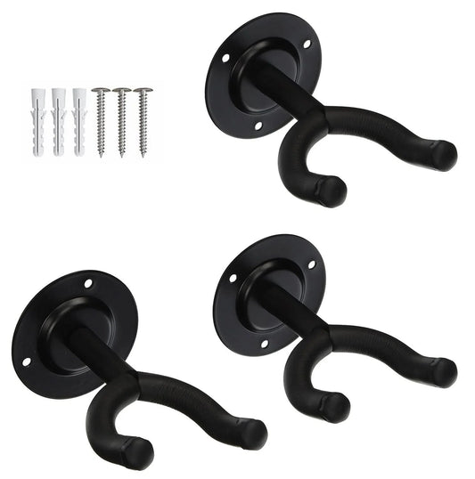 Guitar Wall Mount Hanger Display Guitar Wall Holder Hook W Screws Soft