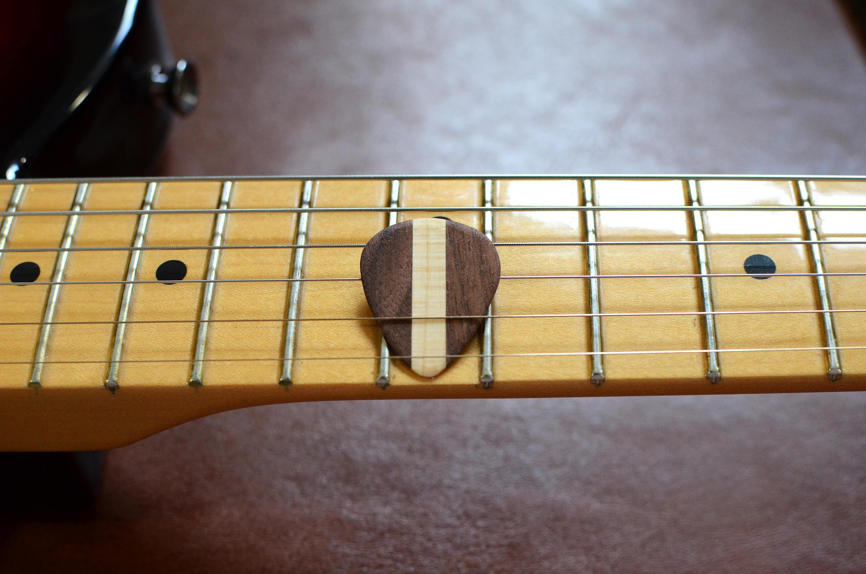 Hardwood Guitar Picks (Set of 4)