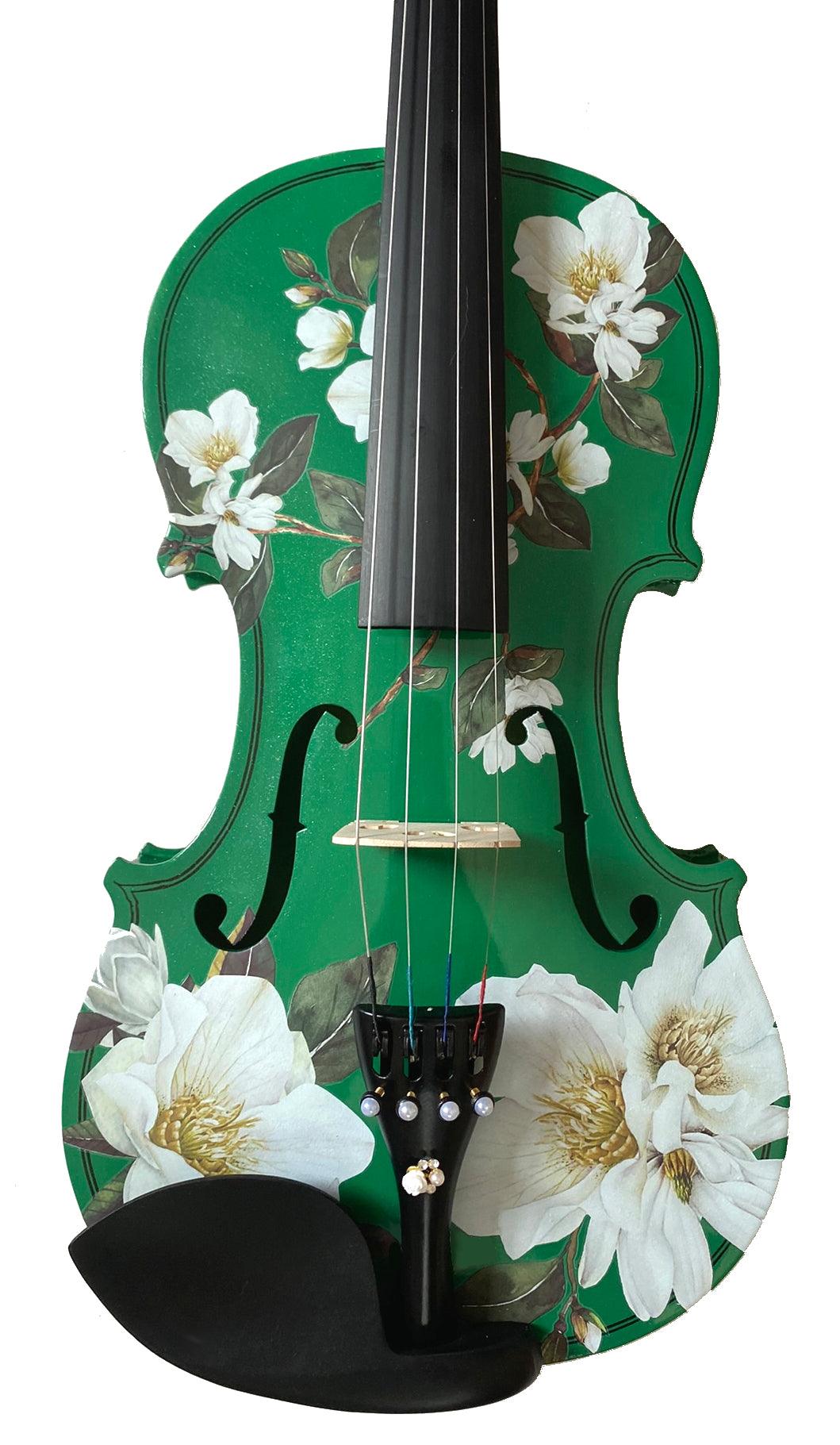 Magnolia Heaven Emerald Green Violin Outfit